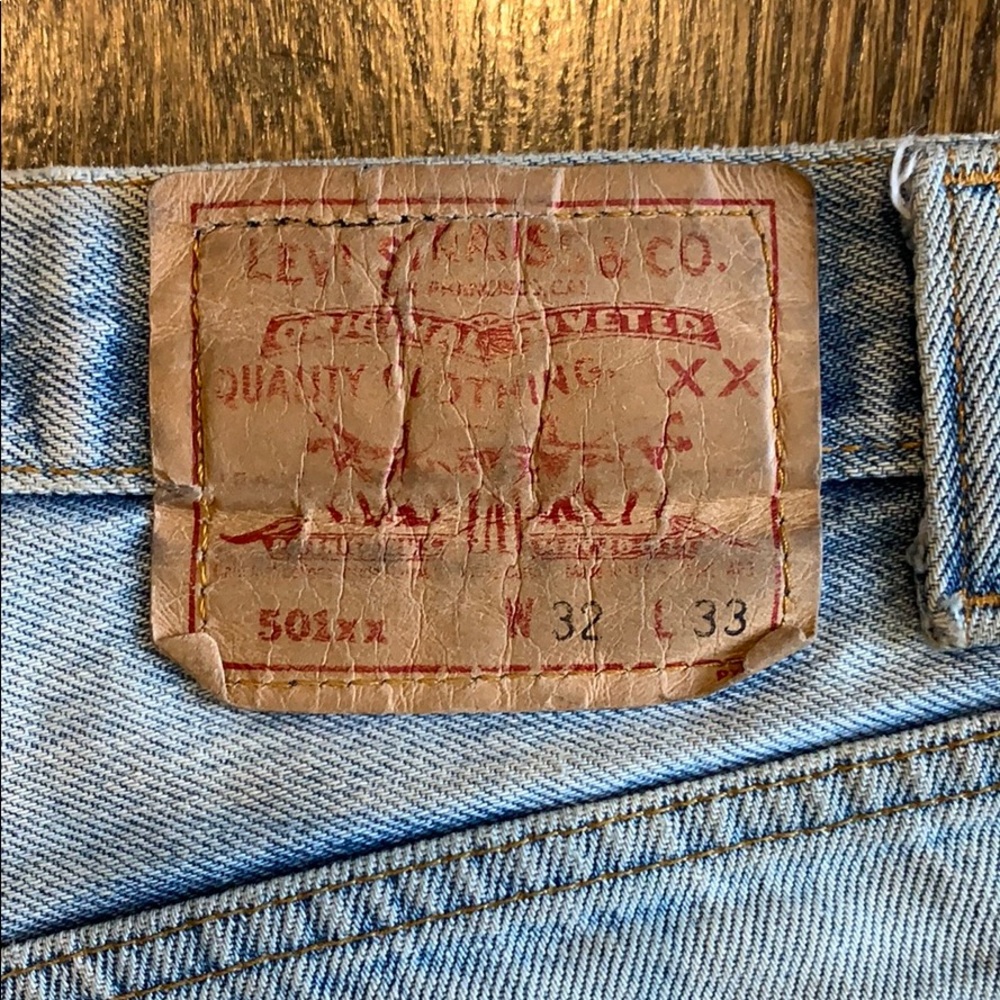 Vintage Levi’s 501 cutoff jean shorts - Picture 5 of 6